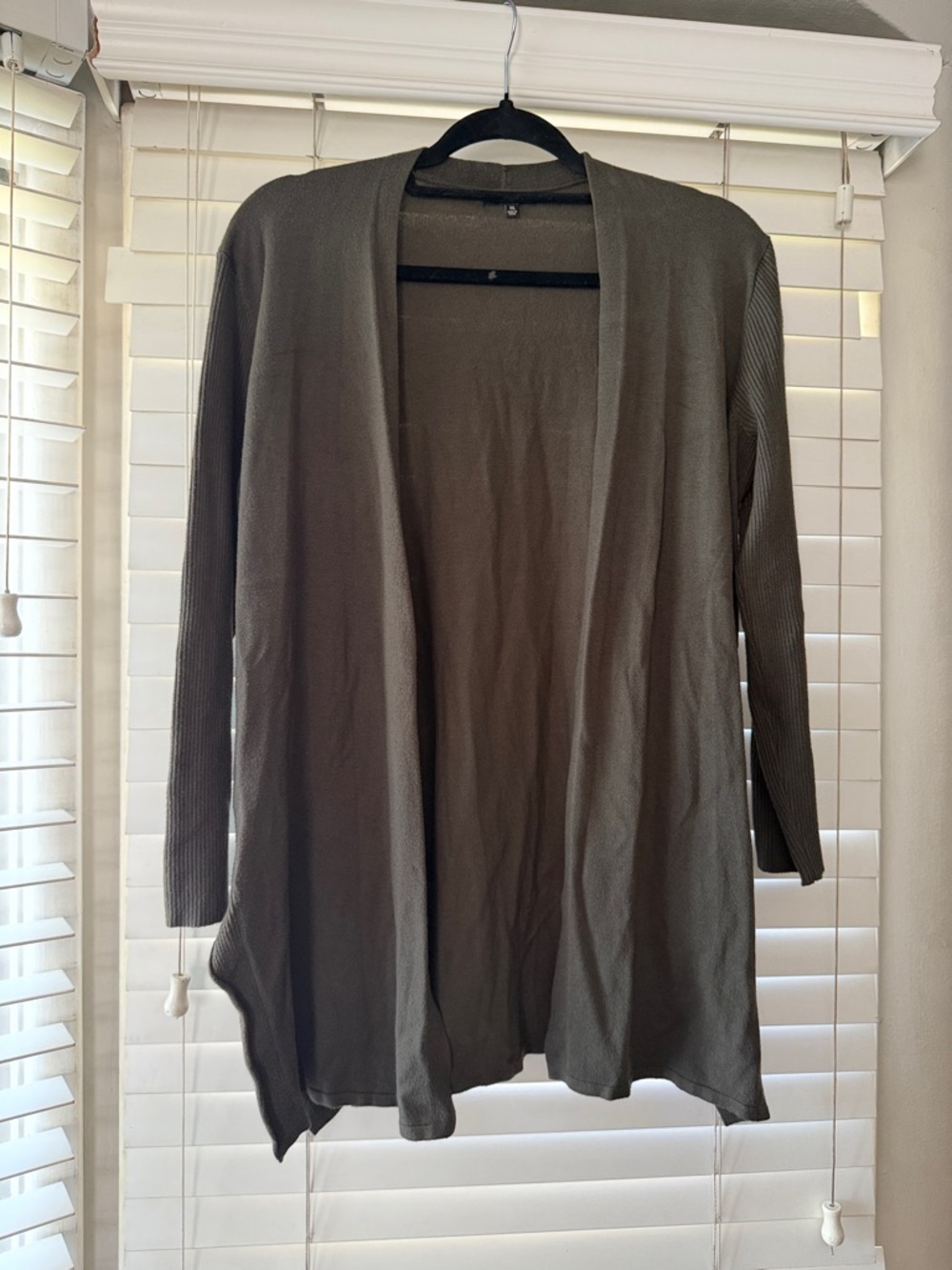 Pink Clover Olive-Style Open Cardigan